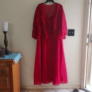 Beautiful Red Evening Gown